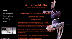 Desktop Screenshot of acrobamilla.no