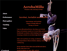 Tablet Screenshot of acrobamilla.no